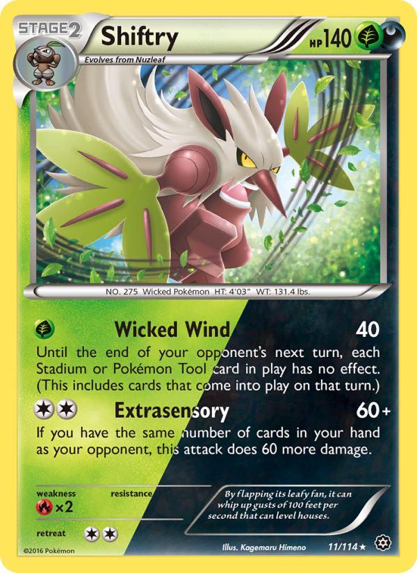 Shiftry - Pokémon TCG Card