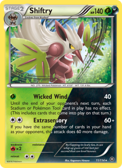Shiftry - pokemon TCG Card