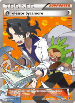 Professor Sycamore - pokemon TCG Card