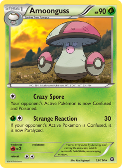 Amoonguss - pokemon TCG Card