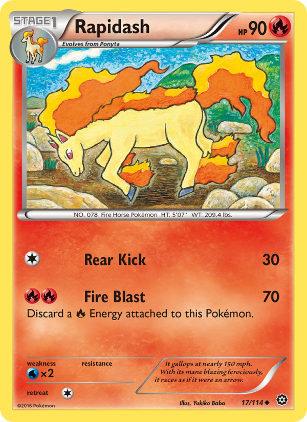 Rapidash - Pokémon TCG Card