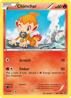 Chimchar - pokemon TCG Card