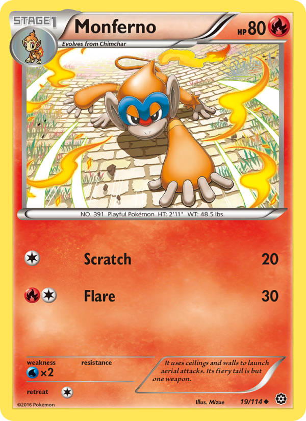 Monferno - Pokémon TCG Card