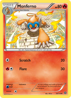 Monferno - pokemon TCG Card