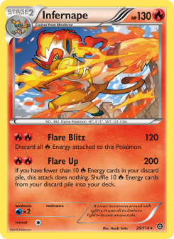 Infernape - pokemon TCG Card