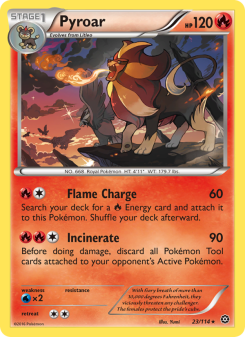 Pyroar - pokemon TCG Card