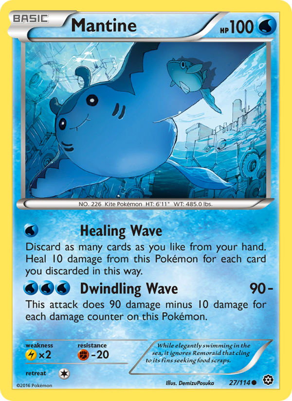 Mantine - Pokémon TCG Card