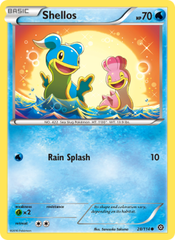 Shellos - pokemon TCG Card