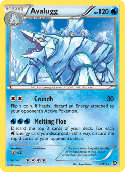 Avalugg - pokemon TCG Card