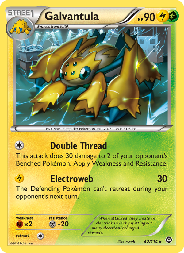 Galvantula - Pokémon TCG Card
