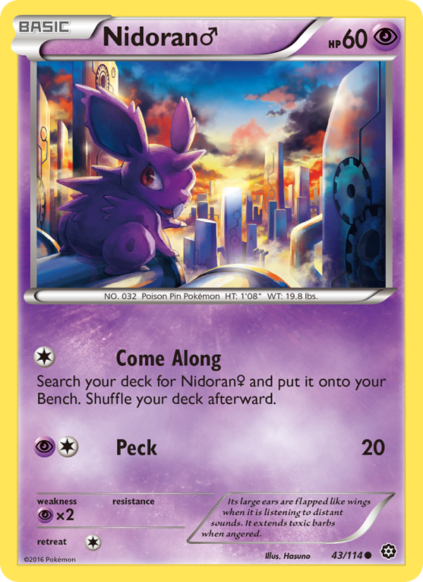 Nidoran♂ - Pokémon TCG Card