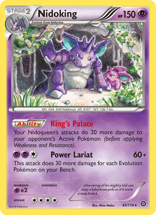 Nidoking - Pokémon TCG Card