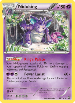 Nidoking - pokemon TCG Card