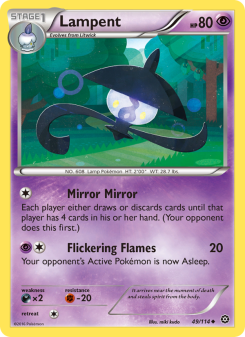 Lampent - pokemon TCG Card