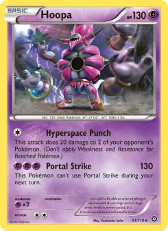 Hoopa - pokemon TCG Card