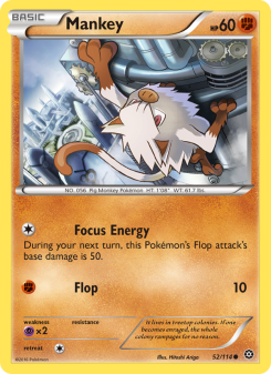 Mankey - pokemon TCG Card