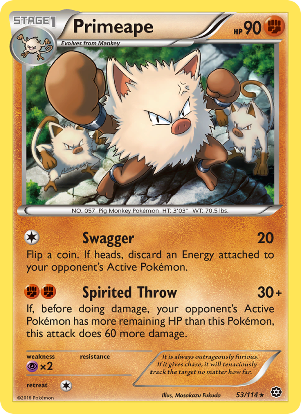 Primeape - Pokémon TCG Card