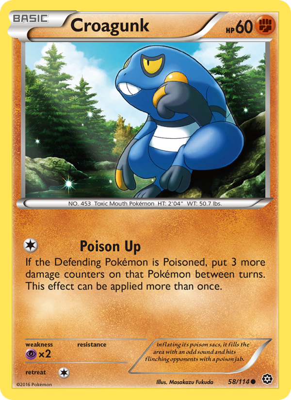 Croagunk - Pokémon TCG Card