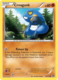 Croagunk - pokemon TCG Card