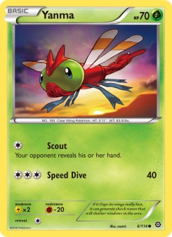 Yanma - pokemon TCG Card