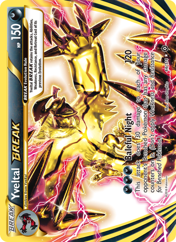 Yveltal BREAK - Pokémon TCG Card