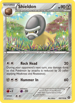 Shieldon - pokemon TCG Card