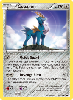 Cobalion - pokemon TCG Card