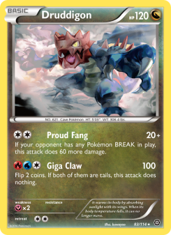 Druddigon - pokemon TCG Card