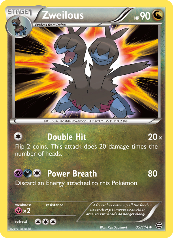 Zweilous - Pokémon TCG Card