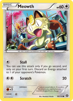 Meowth - pokemon TCG Card