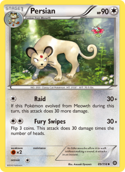 Persian - pokemon TCG Card