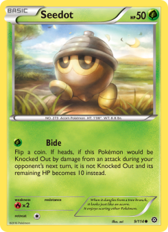 Seedot - pokemon TCG Card