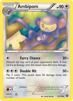 Ambipom - pokemon TCG Card