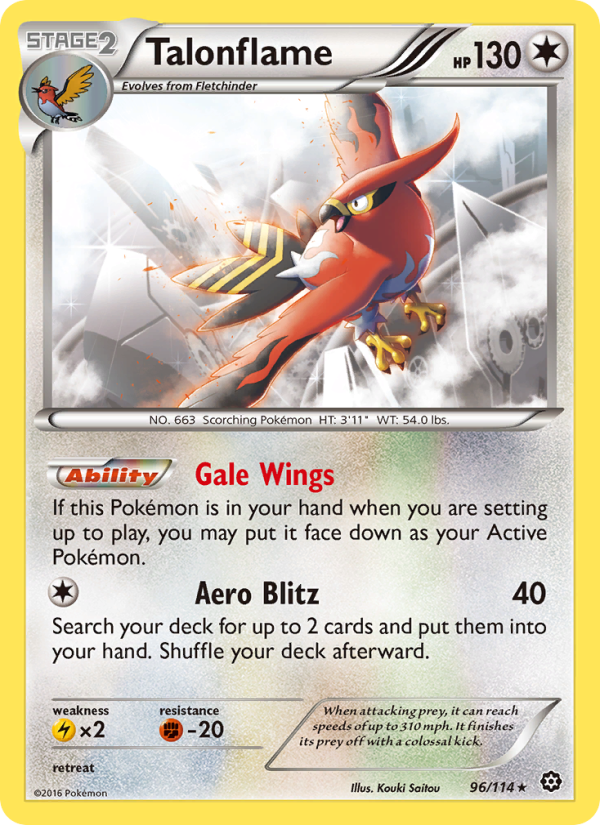 Talonflame - Pokémon TCG Card