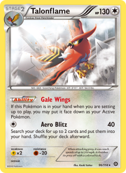 Talonflame - pokemon TCG Card