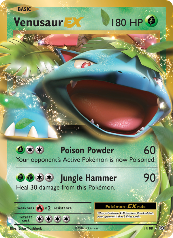 Venusaur EX - Pokémon TCG Card
