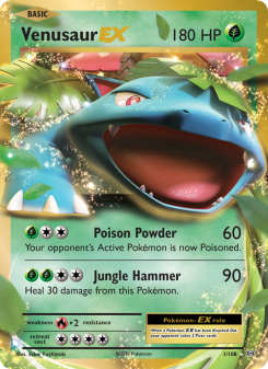 Venusaur EX - pokemon TCG Card