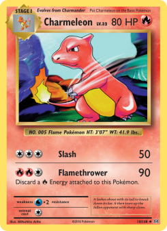 Charmeleon - pokemon TCG Card
