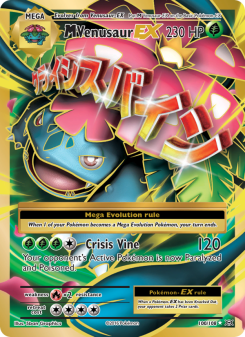 M Venusaur EX - pokemon TCG Card