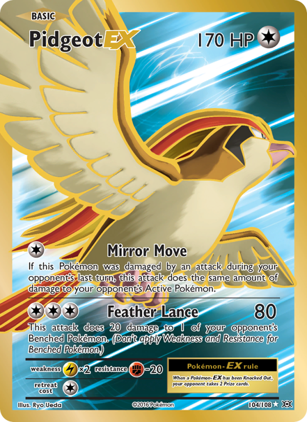 Pidgeot EX - Pokémon TCG Card