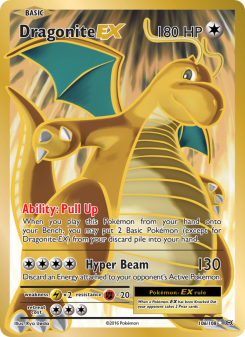 Dragonite EX - pokemon TCG Card