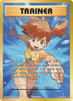 Misty's Determination - pokemon TCG Card