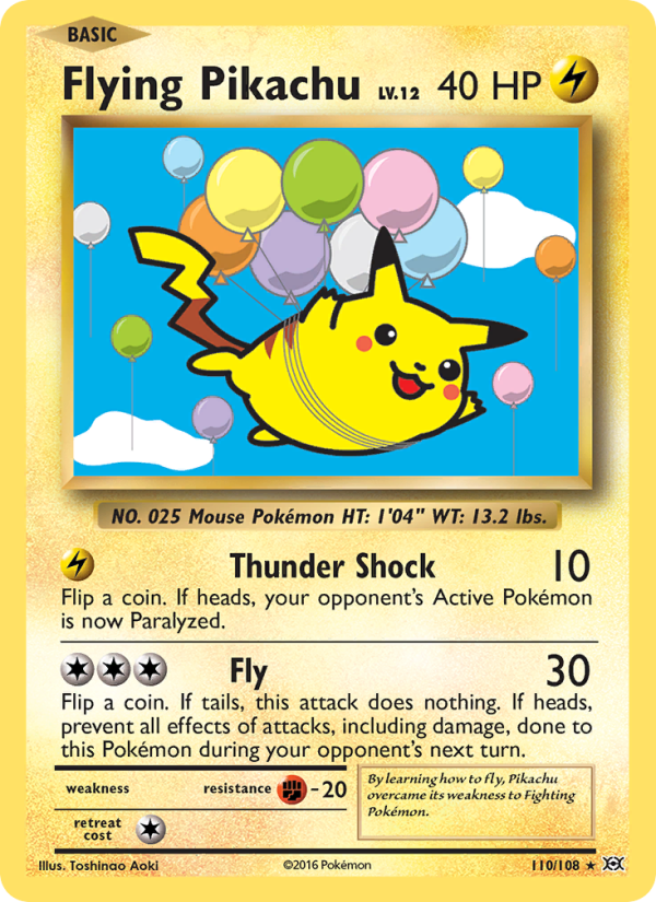 Flying Pikachu - Pokémon TCG Card