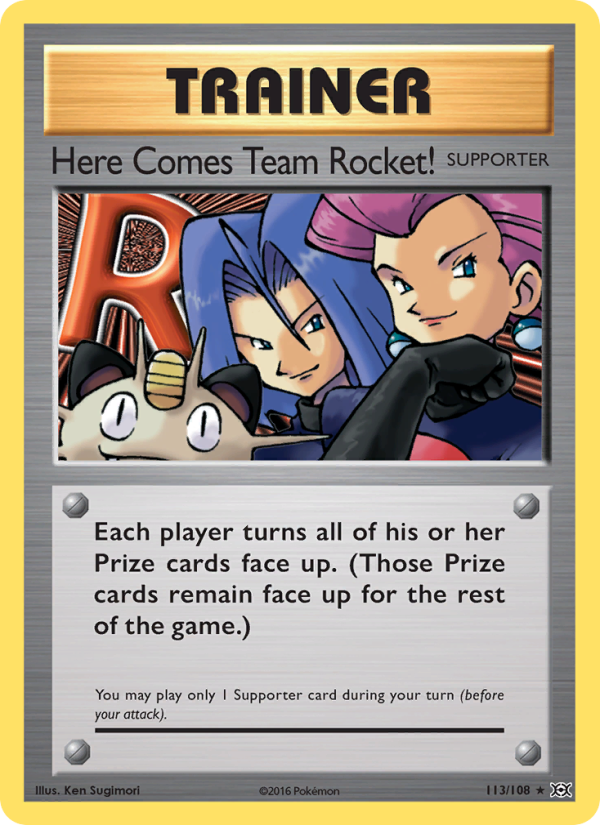Here Comes Team Rocket! - Pokémon TCG Card