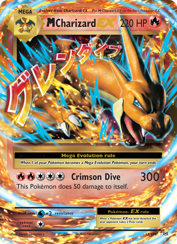 M Charizard EX - Pokémon TCG Card