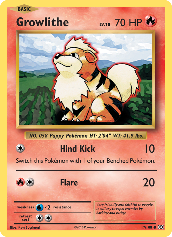 Growlithe - Pokémon TCG Card