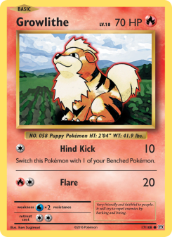 Growlithe - pokemon TCG Card