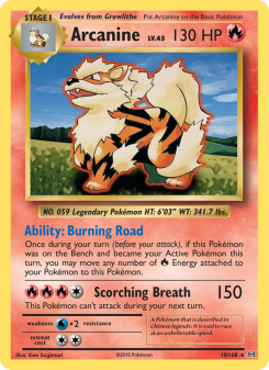 Arcanine - pokemon TCG Card