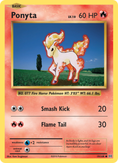 Ponyta - pokemon TCG Card