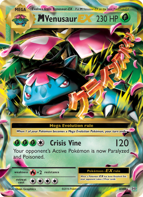 M Venusaur EX - Pokémon TCG Card